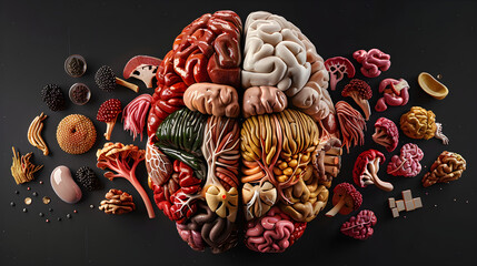 In-depth Analysis of Multifaceted Intelligence Quotient (IQ) through an Illustrative Representation of Brain Functions