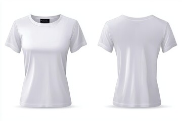 Modern illustration of a rugby shirt design template front and back