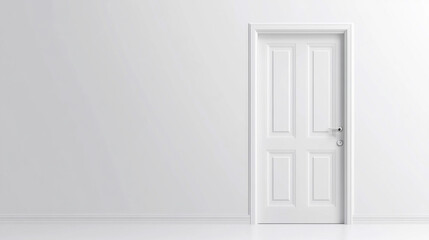 White Doorway in Modern Interior Design