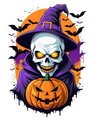T-shirt Design Fight Night Halloween