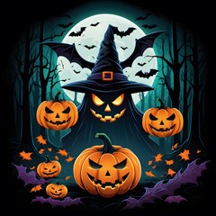 happy Halloween T-shirt Design