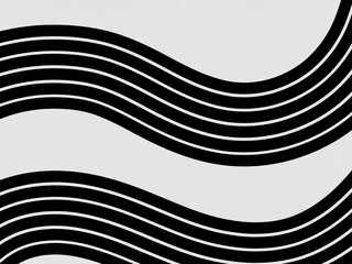 Abstract black white wavy line pattern background geometric modern design template card element paper circle dot minimalistic