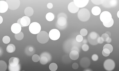 A blurry image of white circles with a gray background