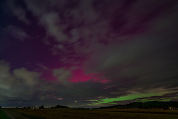 Polarlichter &uuml;ber Niederbayern