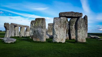 Stonehenge, Wiltshire, United Kingdom. Spring
