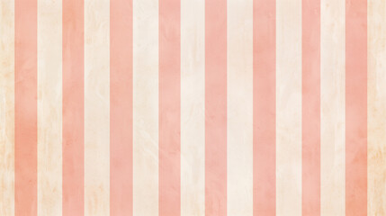 Watercolor wallpaper – delicate red stripe combined with white and beige, striped design.