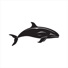 black whale,fish, dolphin, shark, animal, sea, vector, ocean, blue, cartoon, illustration, white, isolated, water, mammal, marine, fin, underwater, silhouette, nature, art, swimming, wildlife, black, 