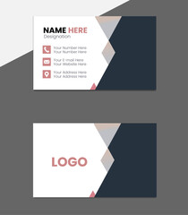 Creative Modern Professional Business card Vector Design concept
