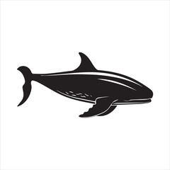 black whale,fish, dolphin, shark, animal, sea, vector, ocean, blue, cartoon, illustration, white, isolated, water, mammal, marine, fin, underwater, silhouette, nature, art, swimming, wildlife, black, 