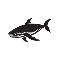 black whale,fish, dolphin, shark, animal, sea, vector, ocean, blue, cartoon, illustration, white, isolated, water, mammal, marine, fin, underwater, silhouette, nature, art, swimming, wildlife, black, 