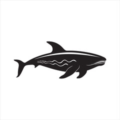 silhouette of a dolphin,fish, dolphin, shark, animal, sea, vector, ocean, water, illustration, cartoon, logo, silhouette, fin, nature, mammal, marine, underwater, swimming, tattoo, blue, art,