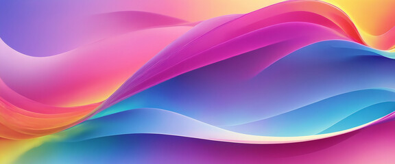 Fototapeta premium Abstract Background with rainbow Waves