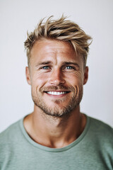 Fototapeta premium smiling man portrait