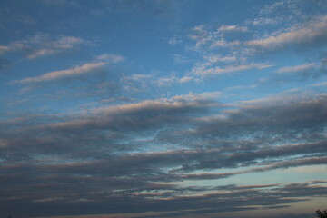 Fototapeta premium A landscape with clouds