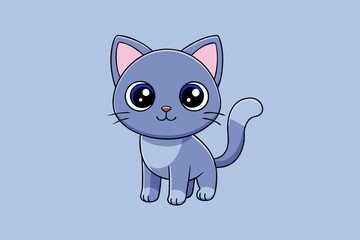 Funny Cat in Front View. cat vector .Cats in Halloween costumes.