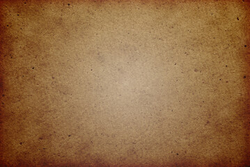 A sheet of old brown recycled cardboard texture as background