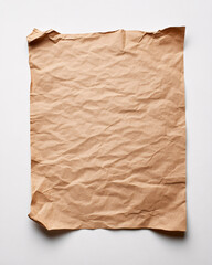 crumpled brown paper background