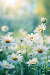 Beautiful Daisies in Soft Focus - Floral Photography for Nature Lovers and Garden Themes