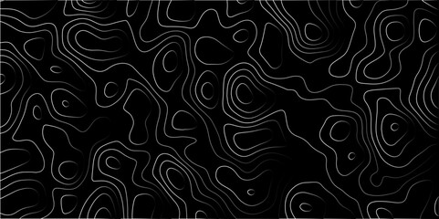 Abstract Gradient line topographic Contour Scheme & Geographic Moutain terrain. Contour map background. Cartographic Weave with seamless striped patterns and wavy gradient lines	