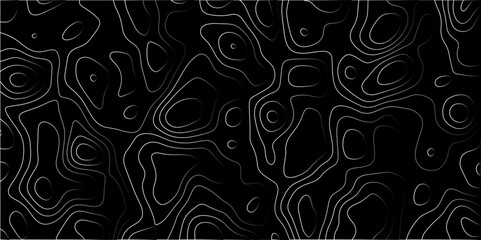 Abstract Gradient line topographic Contour Scheme & Geographic Moutain terrain. Contour map background. Cartographic Weave with seamless striped patterns and wavy gradient lines	
