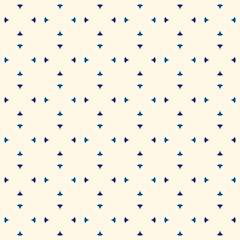 Minimalist pattern. Repeated stylized geometric figures ornament. Modern abstract background. Ornamental wallpaper. Simple digital paper, textile print. Seamless surface design. Vector illustration