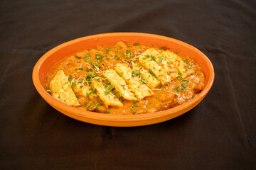 A comforting bowl of creamy vegetable soup. Perfect for menus or food blogs showcasing hearty, warming vegan meals. Great for cold-weather recipes or wellness content.
