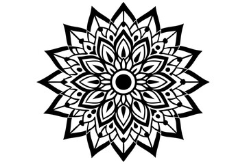 Traditional mandala vector art