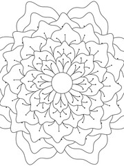 Flowers Coloring Pages For Adules