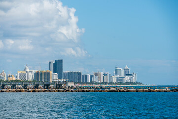 Fototapeta premium South pointe park y una nueva vista