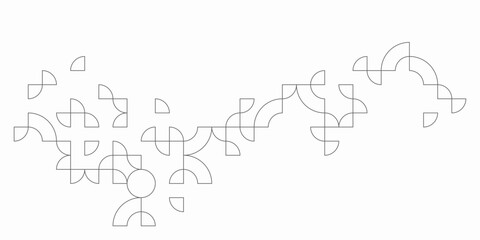 Abstract geometric technological background. Vector creative design.