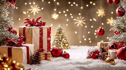 christmas colorful festive background