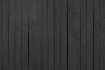 Naklejka premium Distressed cracked wooden vertical plank texture background. Wood weathered wall black surface, painted wooden panels, wallpaper, backdrop, design element.