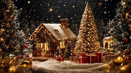 christmas colorful festive background