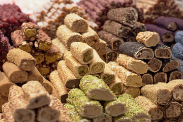 Turkish sweets at the grand bazaar