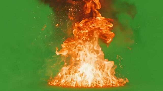 Green Screen Explosion Effect