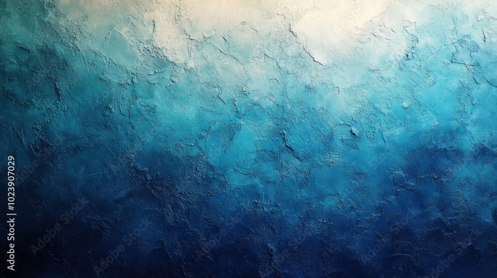Poster abstract blue textured background with a gradient from dark to light blue.