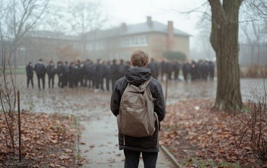 School harassment. Bullying experienced by children, teenagers within school setting, emphasizing impact on students' well-being, importance of addressing pervasive issue in educational environments.