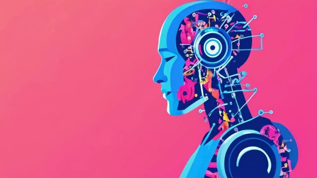 head of a person with headphones