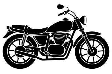 Fototapeta premium motorcycle on white background