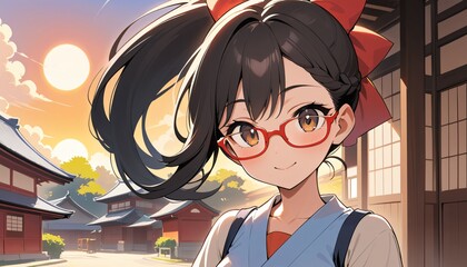 cute innocent pretty anime girl