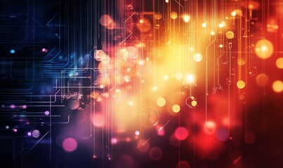 Obraz premium Abstract technology background