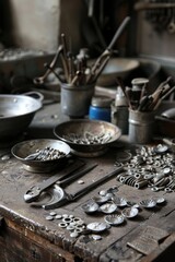 Metal Workshop Tools.