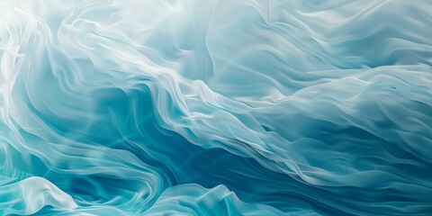 Obraz premium Abstract blue water background with swirling patterns and fluid shapes, creating an ethereal atmosphere