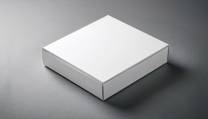 Fototapeta premium Realistic blank white product package box mockup