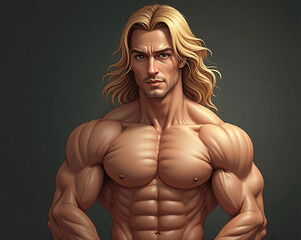 Obraz premium Man bodybuilder