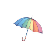 Obraz premium colorful umbrella clipart