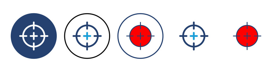 Target icon vector. goal icon vector. target marketing icon vector