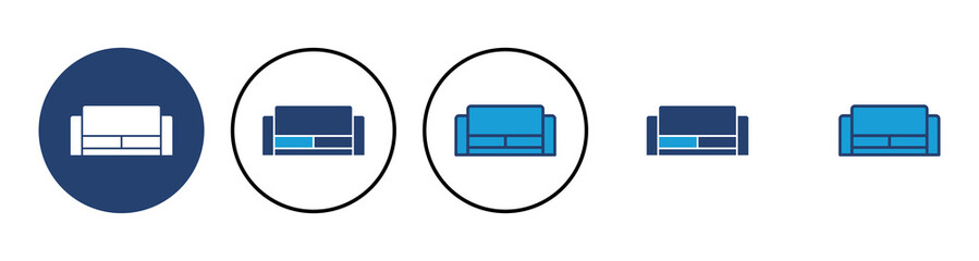 Sofa icon vector. sofa icon illustration