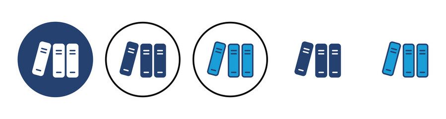 Library icon vector. education icon vector