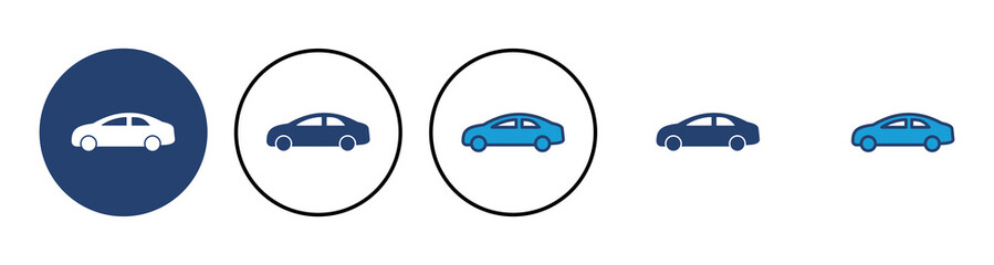Car icon vector. car vector icon. small sedan